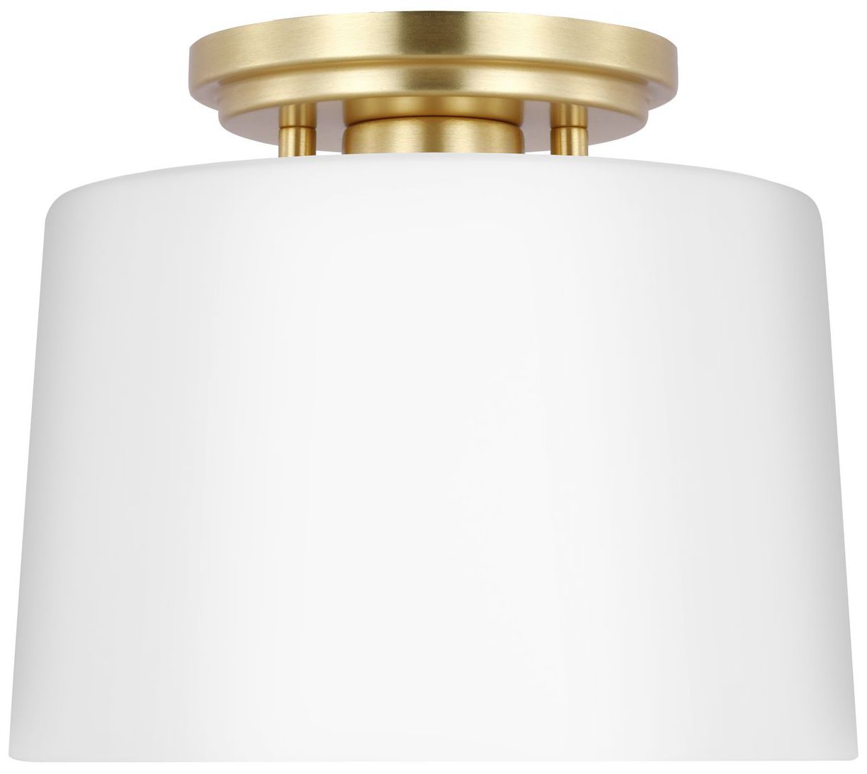 Image 6 Adley Collection One-Light Etched Opal Glass Flush Mount Light more views