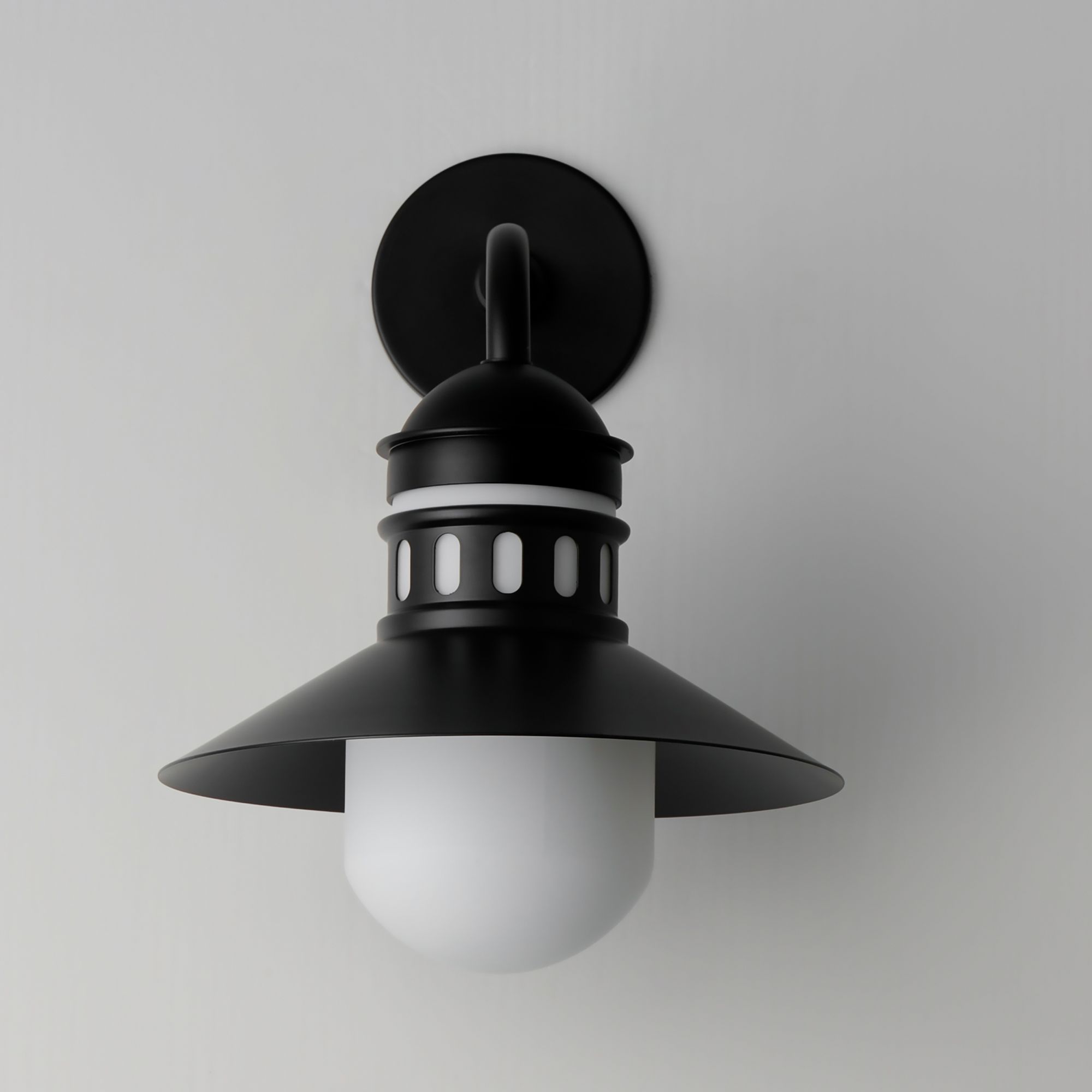 Image 3 Admiralty 1-Light 12" Wide Outdoor Wall Sconce - Black more views