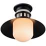 2_Admiralty 1-Light Outdoor Flush Mount - Black more views