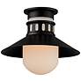 3_Admiralty 1-Light Outdoor Flush Mount - Black more views
