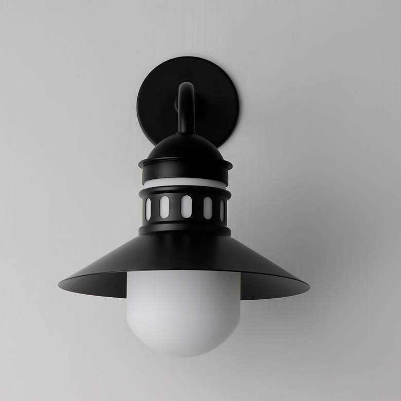 Image 3 Admiralty 1-Light Outdoor Wall Sconce - Black more views