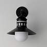 3_Admiralty 1-Light Outdoor Wall Sconce - Black more views