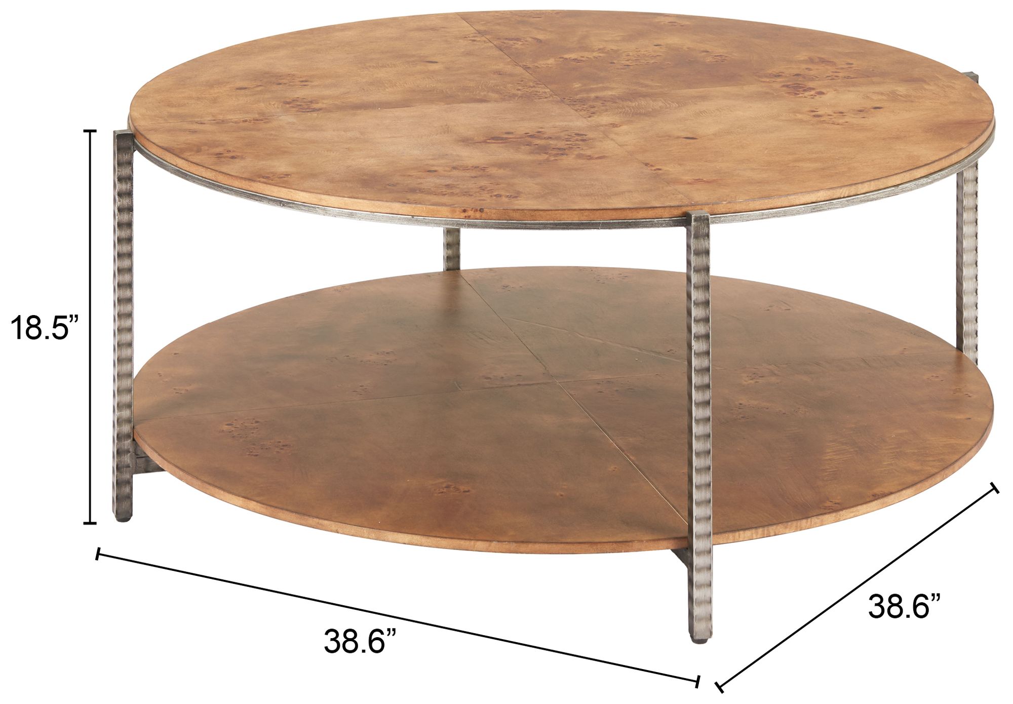 Adna Coffee Table Brown
