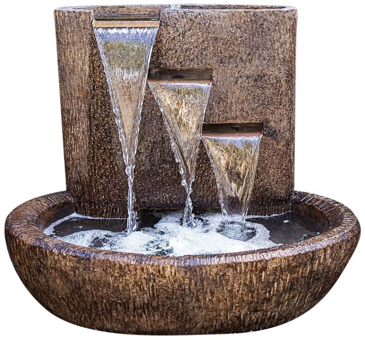 Thumbnail2 of Adobe Springs 29 1/2"H Relic Lava LED Outdoor Water Fountain Made to Order