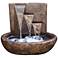 Adobe Springs 29 1/2"H Relic Lava LED Outdoor Water Fountain