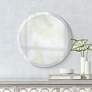 Adonia Frameless 18" Round Beveled Wall Mirror
