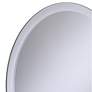 Adonia Frameless 18" Round Beveled Wall Mirror
