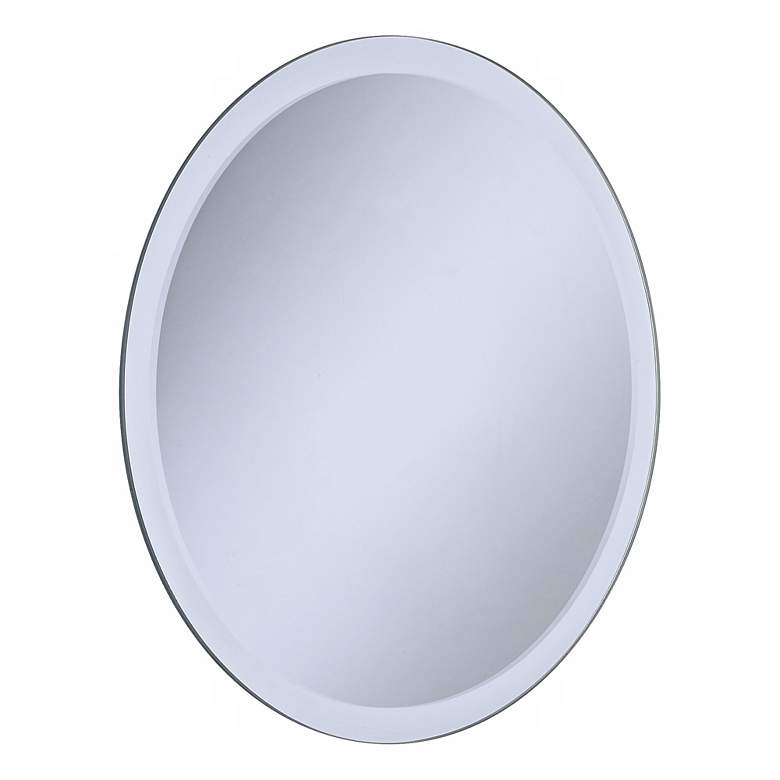 Image 4 Adonia Frameless 18" Round Beveled Wall Mirror more views