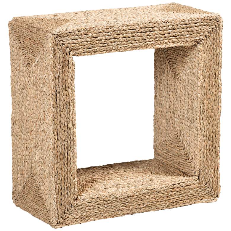 Image 2 Adonica 22" Wide Natural Brown Seagrass End Table