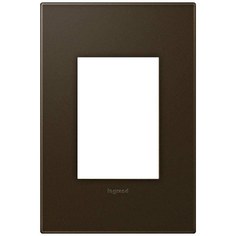 Image 1 adorne&#174; 1-Gang 3-Module Bronze Wall Plate