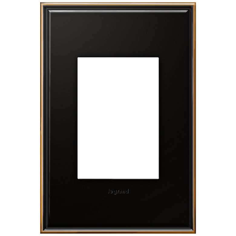 Image 1 adorne&#174; 1-Gang 3-Module Oil-Rubbed Bronze Wall Plate