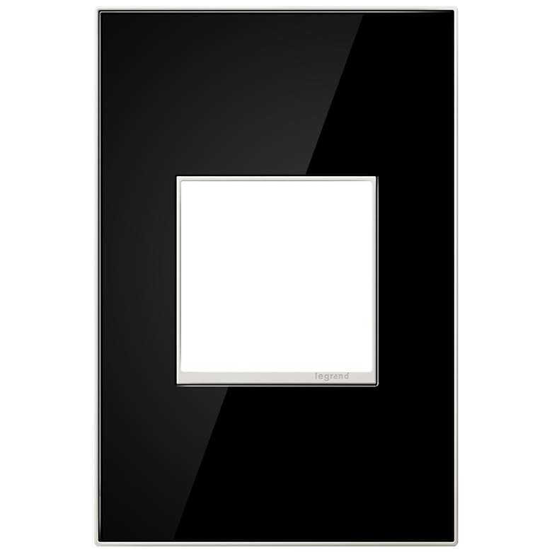 Image 1 adorne® 1-Gang Black Mirror Wall Plate