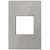 adorne&#174; 1-Gang Brushed Stainless Mirror Wall Plate