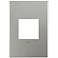 adorne® 1-Gang Brushed Stainless Steel Wall Plate