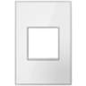 adorne® 1-Gang Mirror White with Black Back Wall Plate