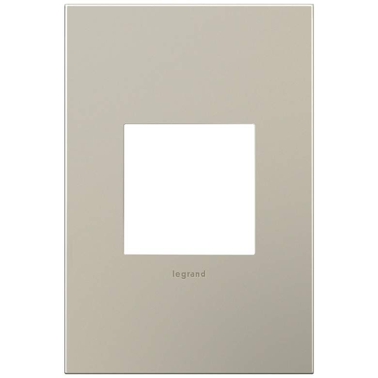 Image 1 adorne&#174; 1-Gang Satin Nickel Wall Plate