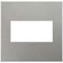 adorne&#174; 2-Gang Brushed Stainless Steel Wall Plate