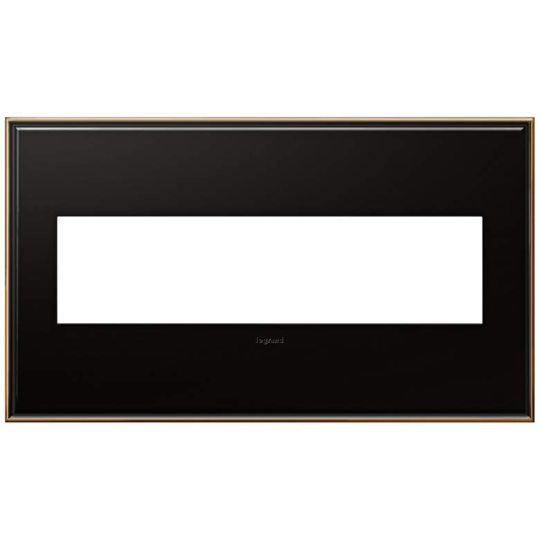 Image 1 adorne® 4-Gang Oil-Rubbed Bronze Wall Plate