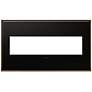 adorne&#174; 4-Gang Oil-Rubbed Bronze Wall Plate