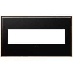 adorne&#174; 4-Gang Oil-Rubbed Bronze Wall Plate