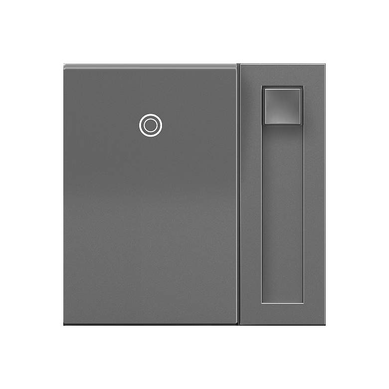 Image 1 adorne® 700 Watt Magnesium Paddle Dimmer