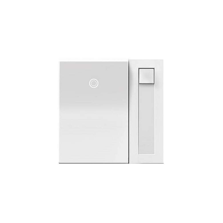 Image 1 adorne® 700 Watt White Paddle Dimmer