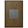 adorne Aged Brass 1-Gang Cast Metal Wall Plate with Switch