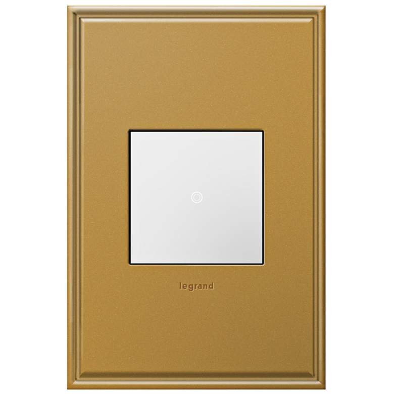 Image 1 adorne Antique Bronze 1-Gang+ Cast Metal Wall Plate with Switch