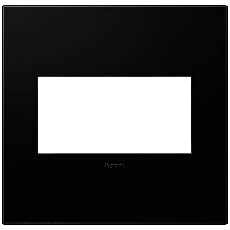 Image 1 adorne® Black Ink 2-Gang Snap-On Wall Plate