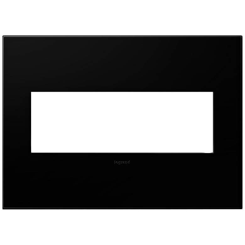 Image 1 adorne® Black Ink 3-Gang Snap-On Wall Plate