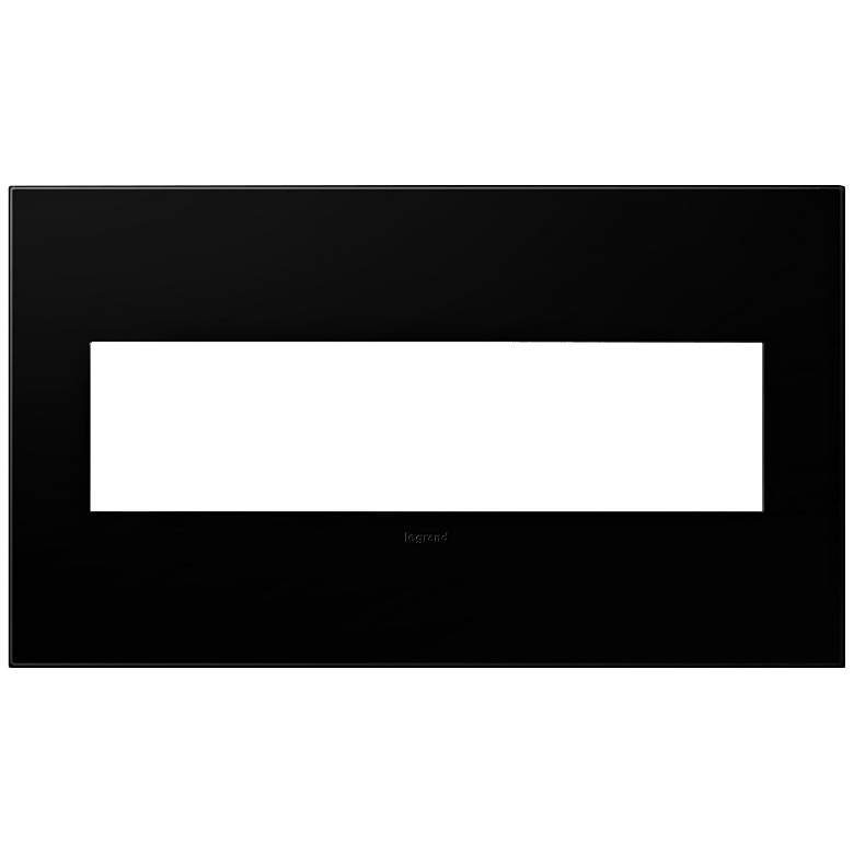 Image 1 adorne® Black Ink 4-Gang Snap-On Wall Plate