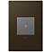 adorne Bronze 1-Gang Wall Plate with sofTap Switch