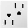 adorne&#174; GFC1 White 15A Tamper-Resistant Wall Outlet