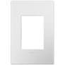 adorne&#174; Gloss White 1-Gang 3-Module Snap-On Wall Plate