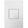 adorne Gloss White 1-Gang Wall Plate with sofTap Switch