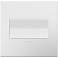 adorne Gloss White-on-White 2-Gang Wall Plate w/ 2 Switches