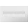 adorne Gloss White-on-White 4-Gang Wall Plate w/ 4 Switches