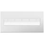 adorne Gloss White-on-White 5-Gang Wall Plate w/ 5 Switches