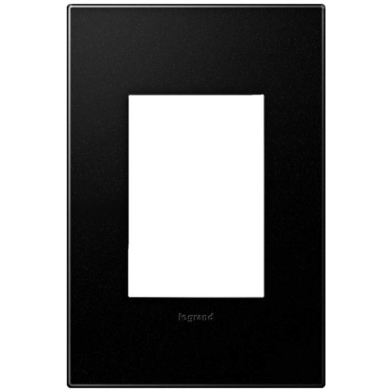 Image 1 adorne&#174; Graphite 1-Gang 3-Module Snap-On Wall Plate