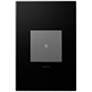 adorne Graphite 1-Gang Wall Plate w/ Switch