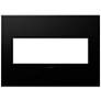adorne&#174; Graphite 3-Gang Snap-On Wall Plate