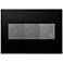 adorne Graphite 3-Gang Wall Plate w/ 2 Switches and Dimmer
