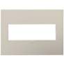 adorne&#174; Greige 3-Gang Snap-On Wall Plate
