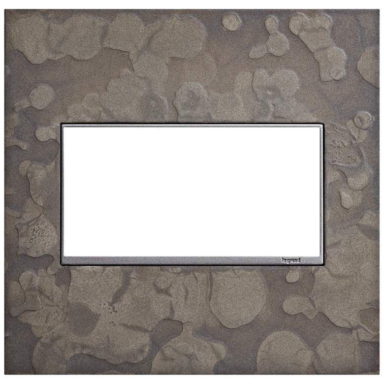 Image 1 adorne Hubbardton Forge Burnished Steel 2-Gang Wall Plate