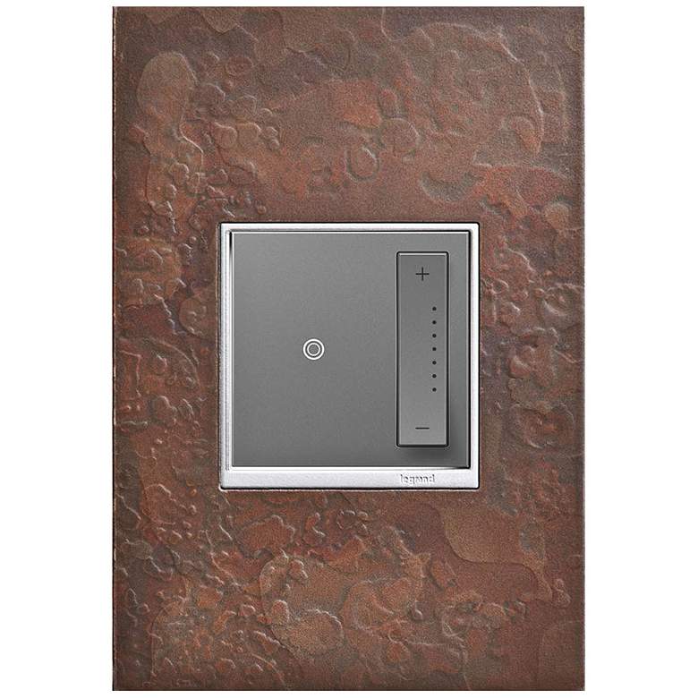 Image 1 adorne Hubbardton Forge Mahogany 1-Gang Wall Plate w/ Dimmer