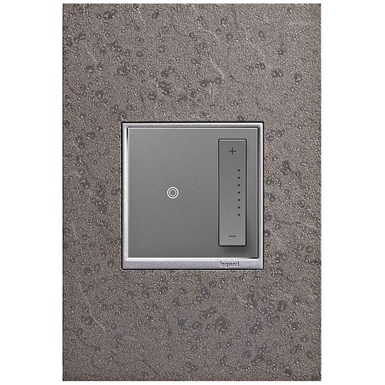 Image 1 adorne Hubbardton Forge Natural Iron 1-Gang Wall Plate w/ Dimmer
