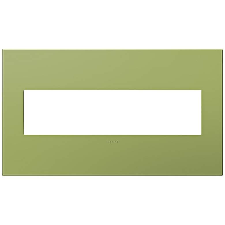 Image 1 adorne&#174; Lichen Green 4-Gang Snap-On Wall Plate