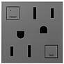 adorne&#174; Magnesium Tamper-Resistant 15A GFCI Wall Outlet