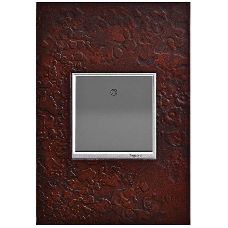 Image 1 adorne Mahogany 1-Gang Wall Plate w/ Paddle Switch