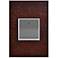 adorne Mahogany 1-Gang Wall Plate w/ Paddle Switch